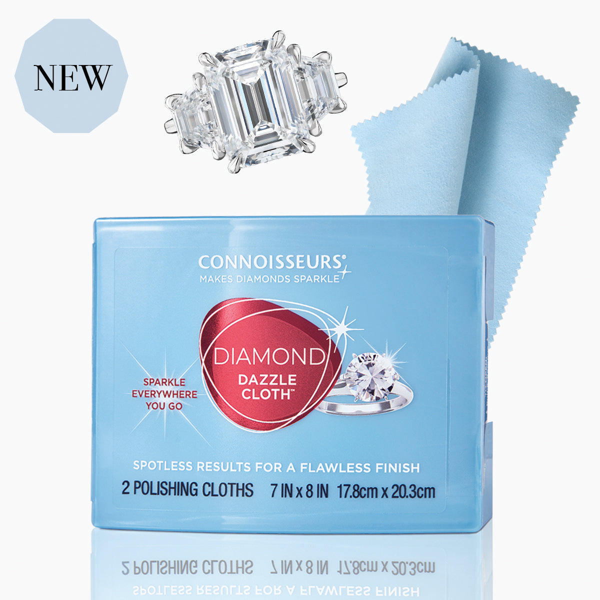 Connoisseurs Diamond Dazzle Cloth 17.8cm x 20.3cm