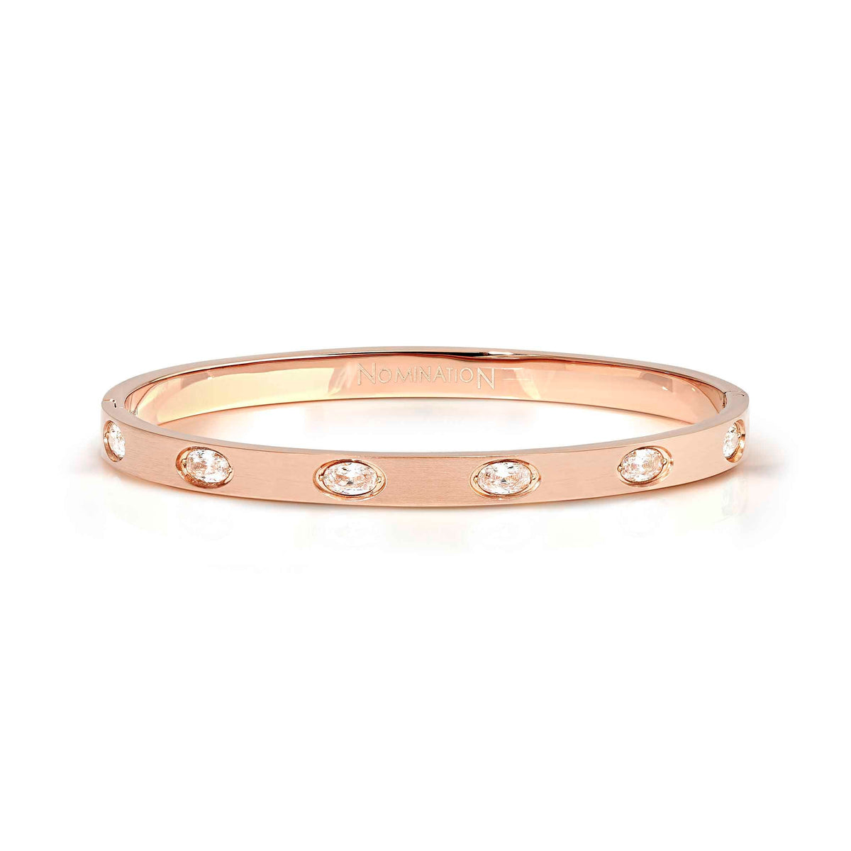 Nomination Pretty Bangles Satin Bracelet with White Stones