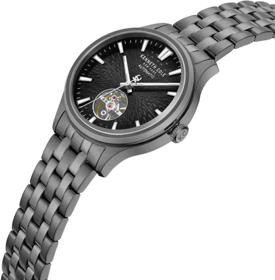 Kenneth Cole Newport Men's Automatic Open Heart Watch