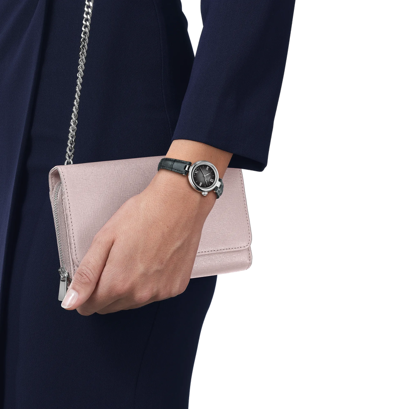 Tissot Desir 28mm Grey Leather Watch