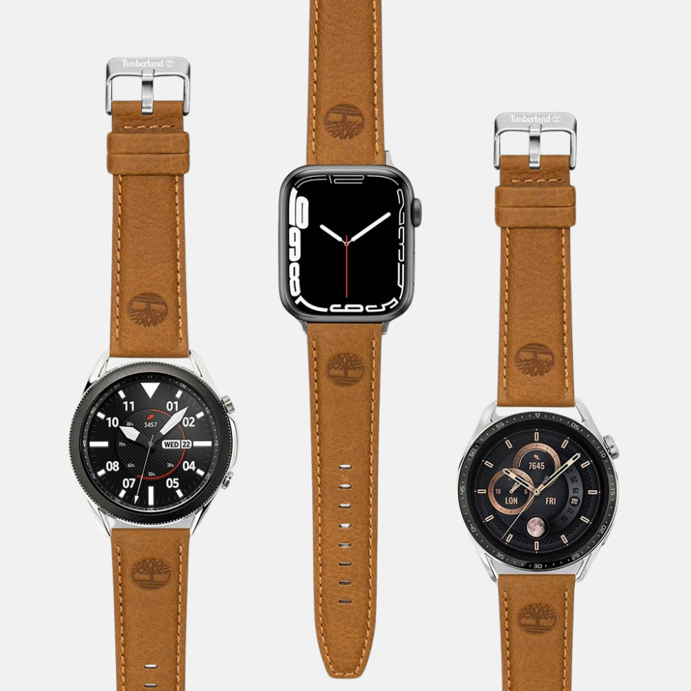 Timberland Lacandon Brown Leather Watch Strap