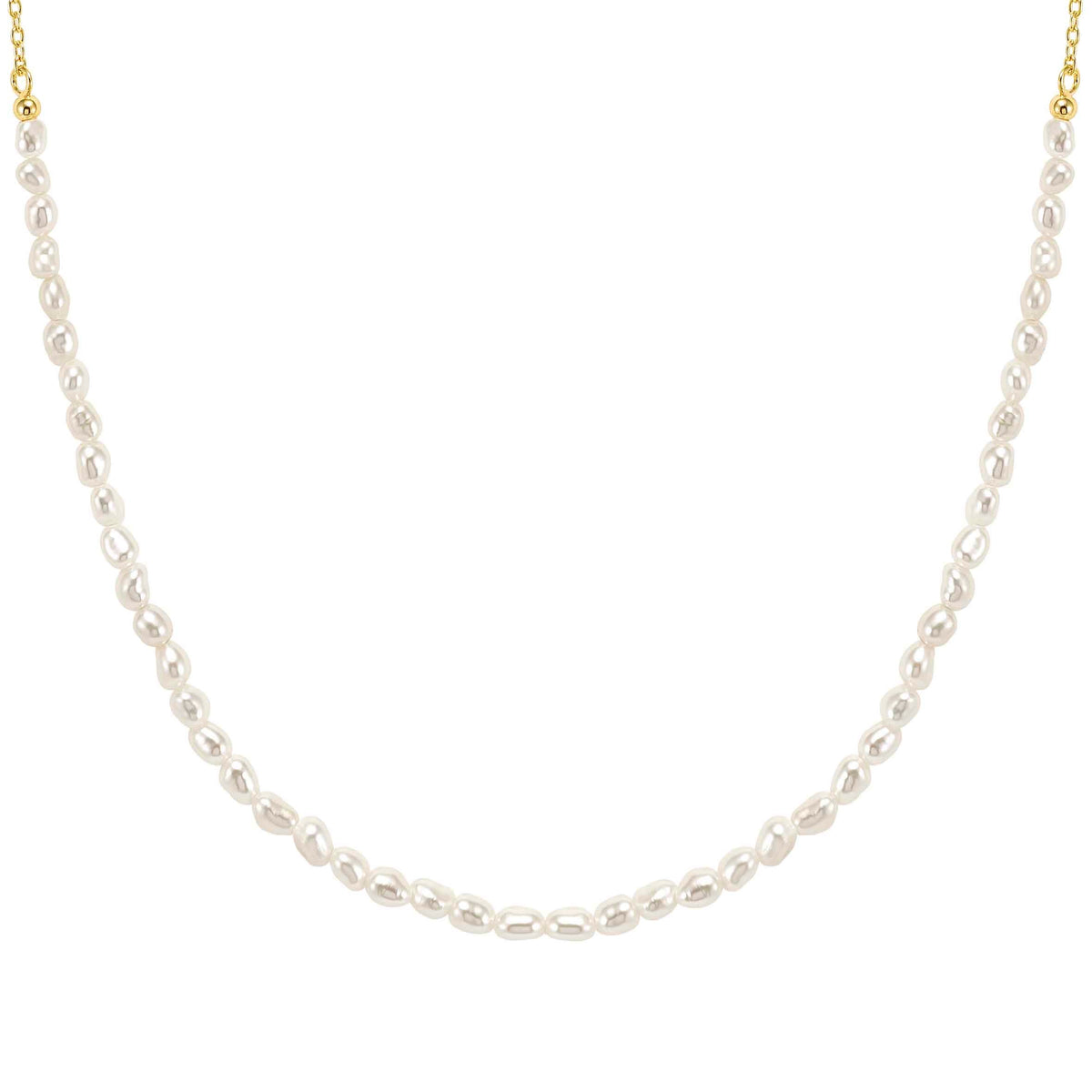 Nomination Siren Dream Necklace, Chain and Half Pearls, Gold