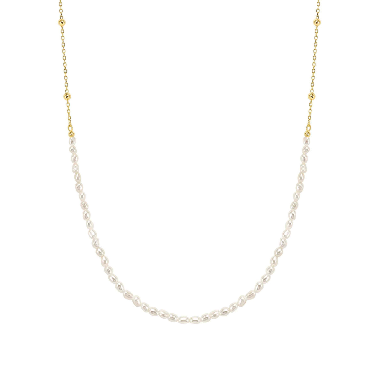 Nomination Siren Dream Necklace, Chain and Half Pearls, Gold