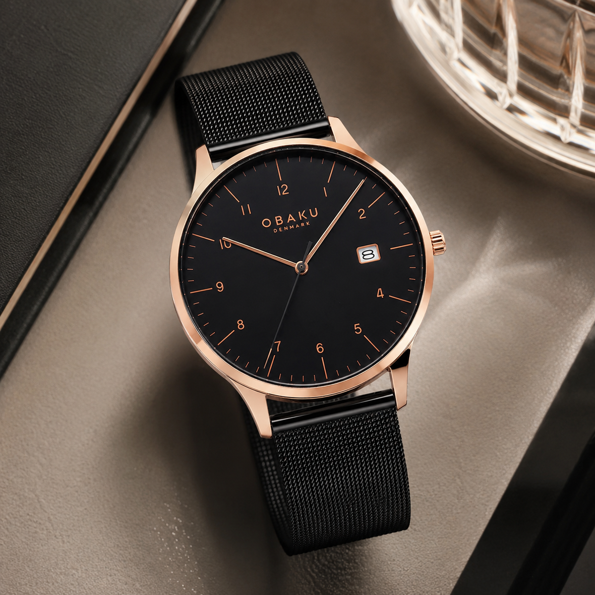 Obaku Chia-Night V298GDVBMB Men's Watch