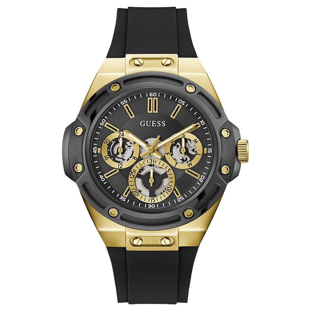 Guess Carver Men's Multifunction Watch Gold