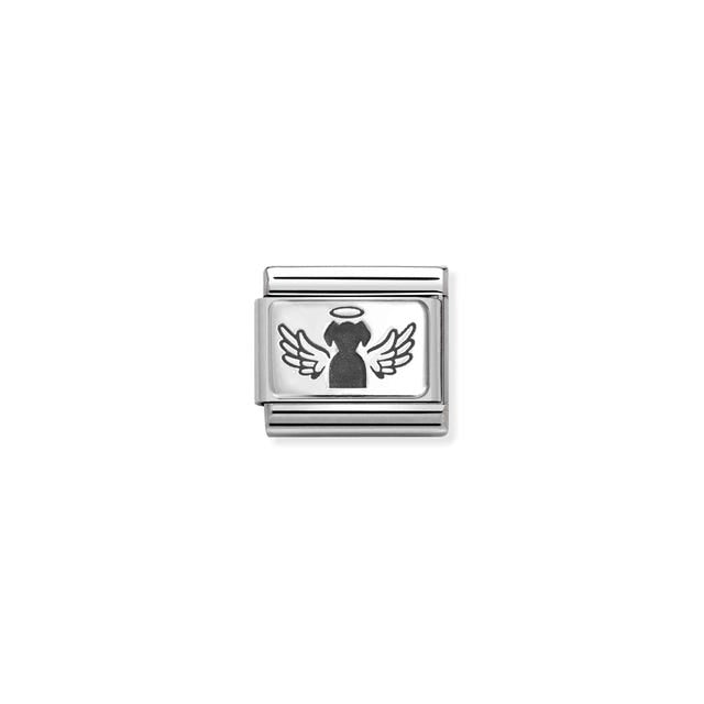 Nomination Composable Classic Link Silver Angel Dog Charm
