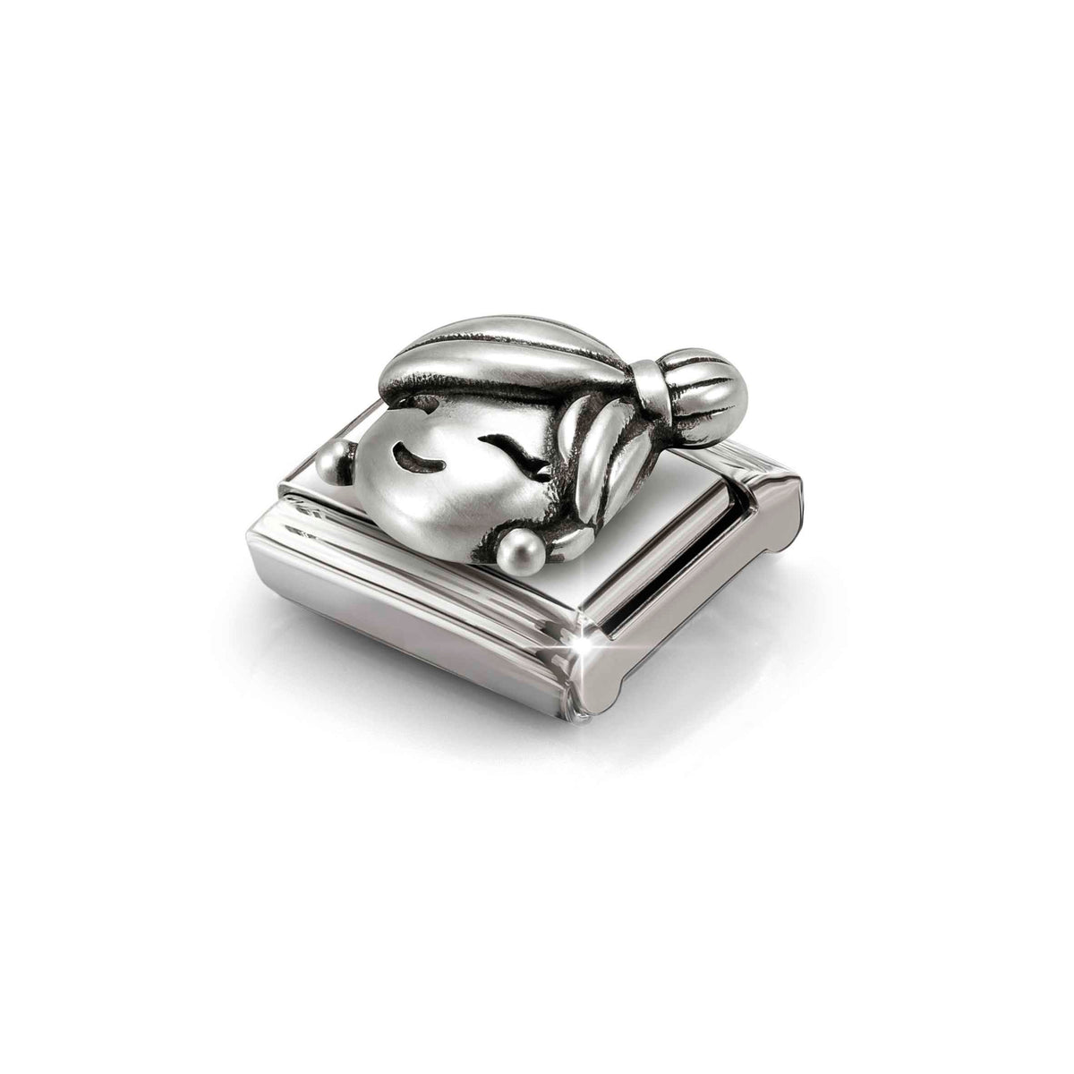 Nomination Composable Link Couple, Grandmother, Oxidized Silver - angle 2