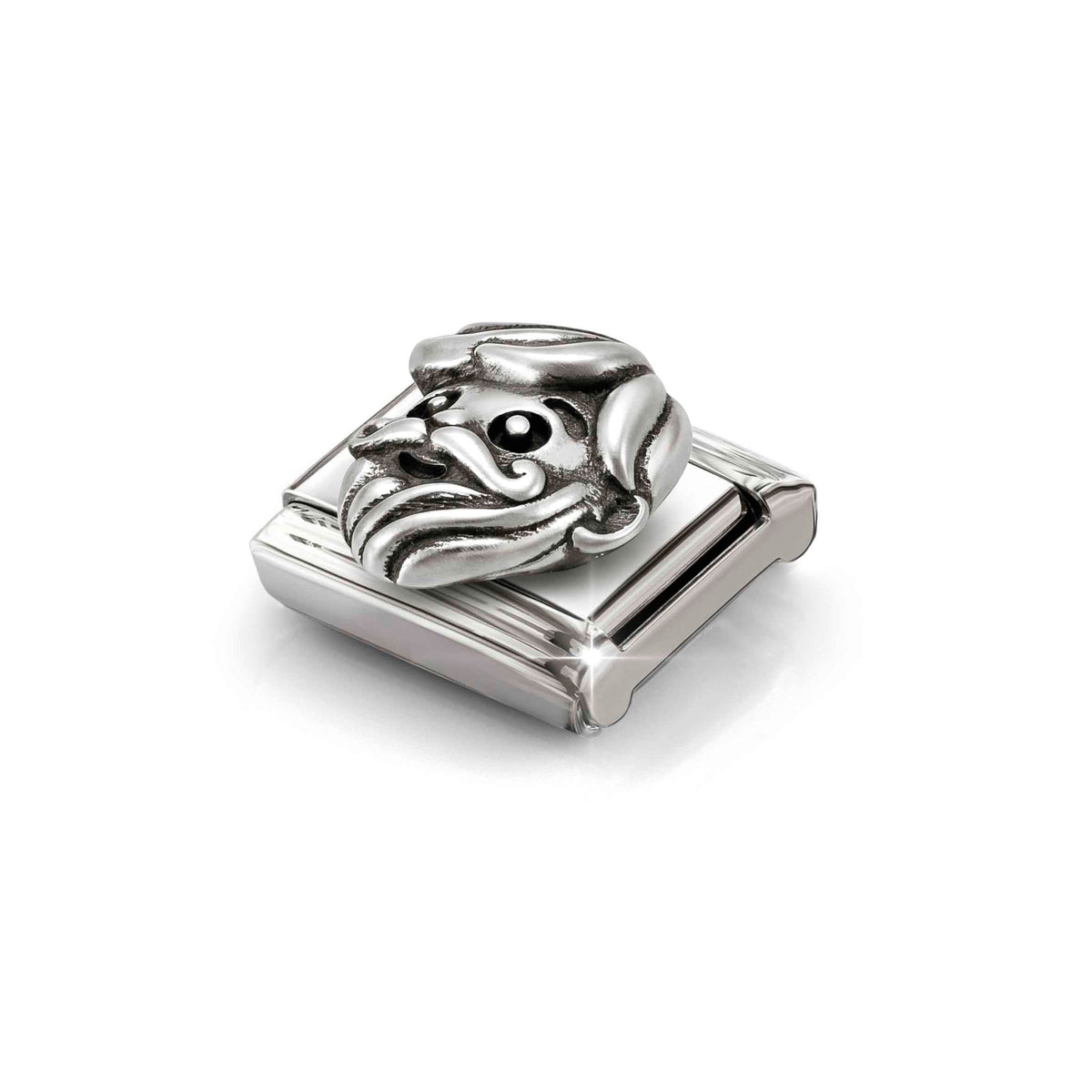 Nomination Composable Link Couple, Grandfather, Oxidized Silver - angle 2