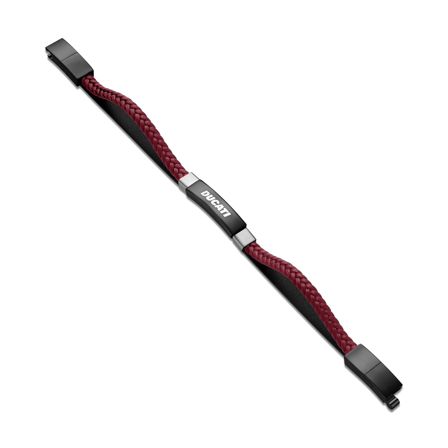 Ducati Voyage DTAGB0004904 Men's Bracelet Red Leather Stainless Steel