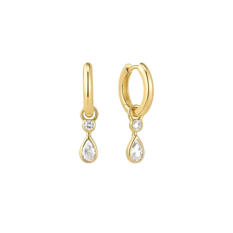 Ania Haie E076-14G Women's Huggie Hoop Earrings