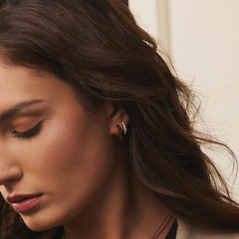 Ania Haie Elegant Silver Flat S‑Link Chain Necklace