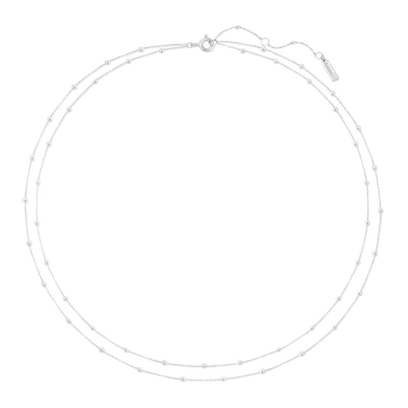Ania Haie Elegant Silver Necklace with Adjustable Extender