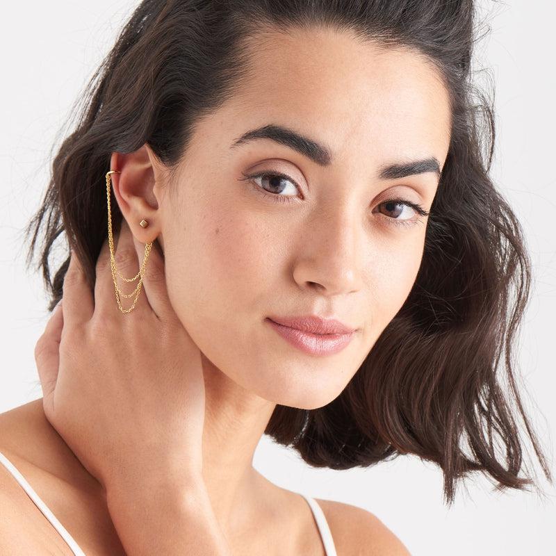 Ania Haie Fringe Draping Swing Ear Cuff