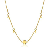 Ania Haie Geometry Drop Discs Necklace