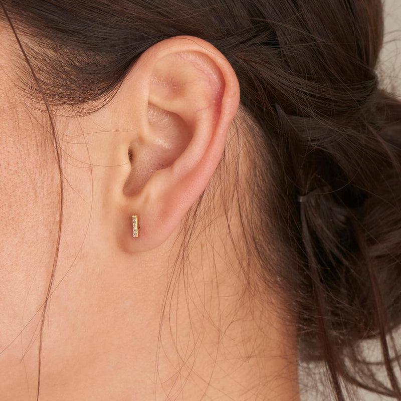Ania Haie Glam Bar Stud Earrings