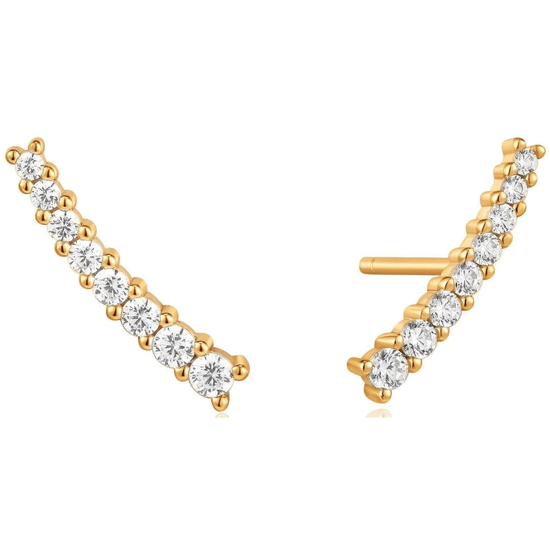 Ania Haie Glam Crawler Stud Earrings