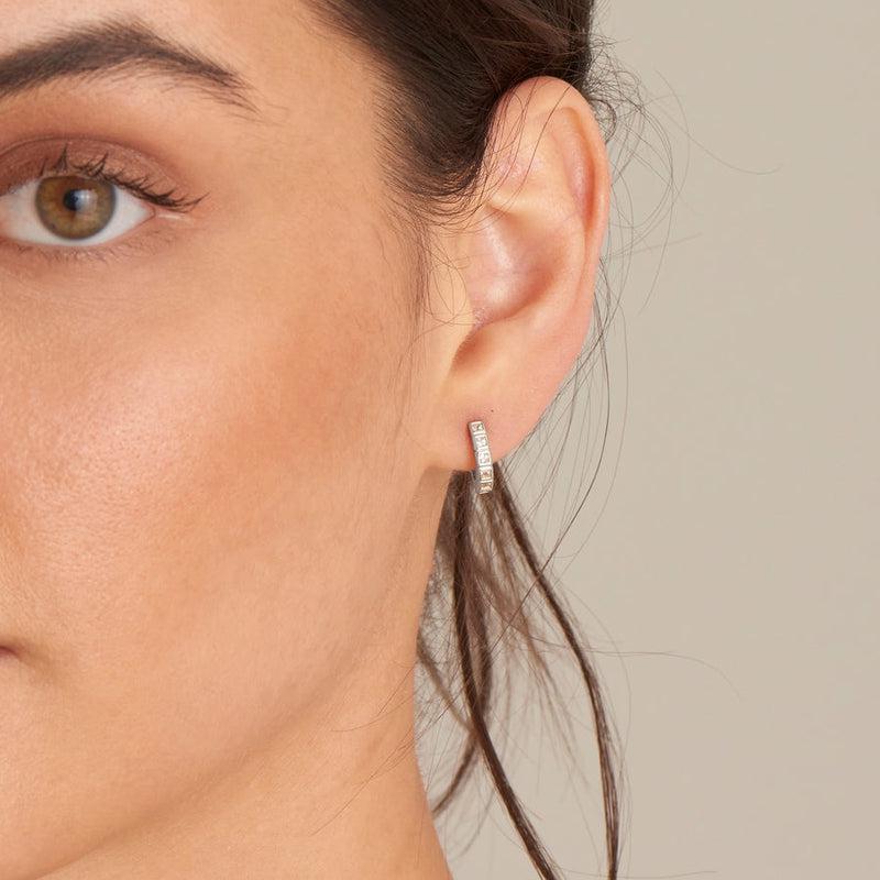 Ania Haie Glam Huggie Hoop Earrings