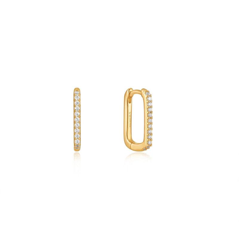 Ania Haie Glam Oval Hoop Earrings