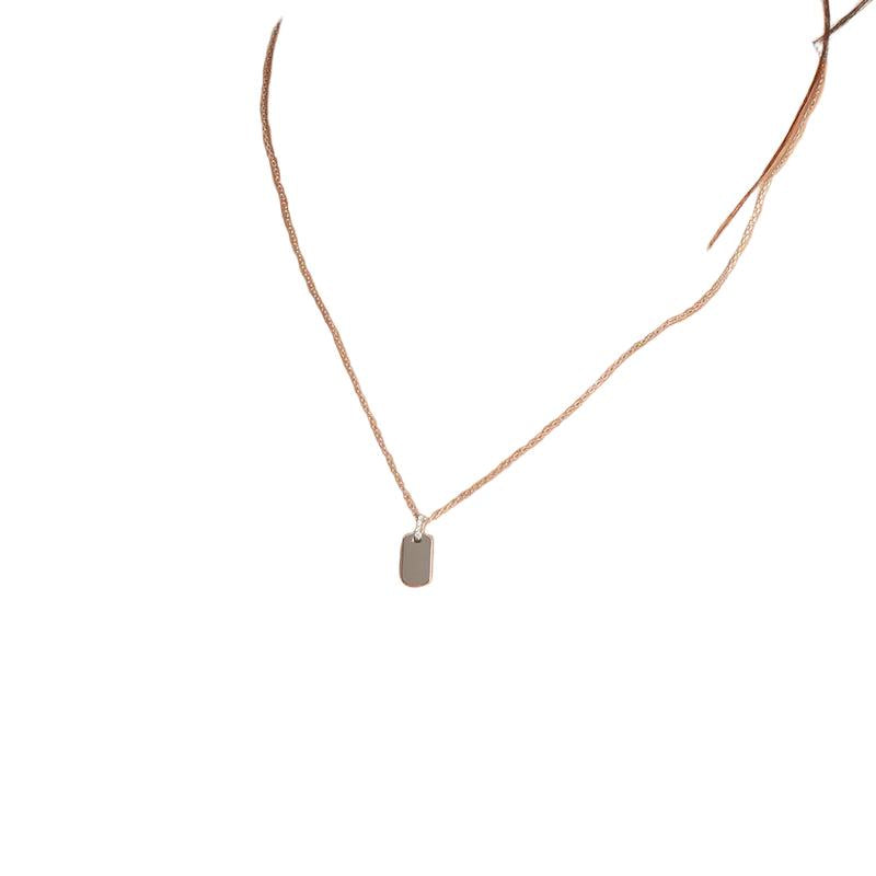 Ania Haie Glam Tag Pendant Necklace