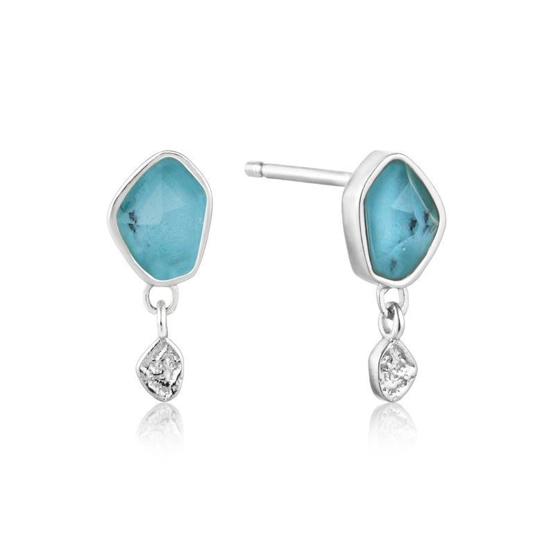 Ania Haie Glow Turq Drop Earrings
