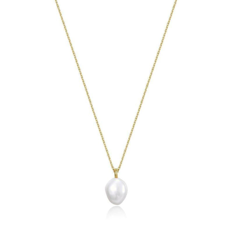 Ania Haie Gold Baroque Pearl Necklace