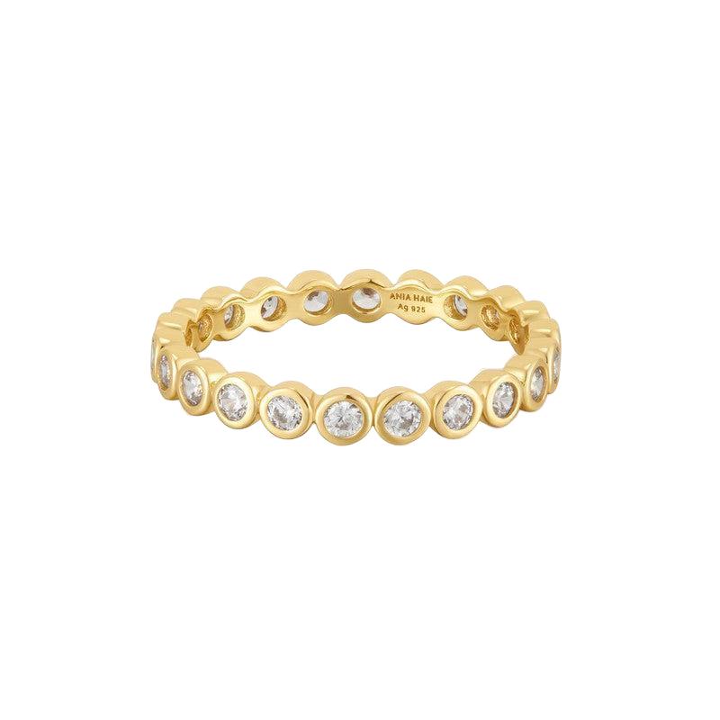 Ania Haie Gold Bezel Set Ring