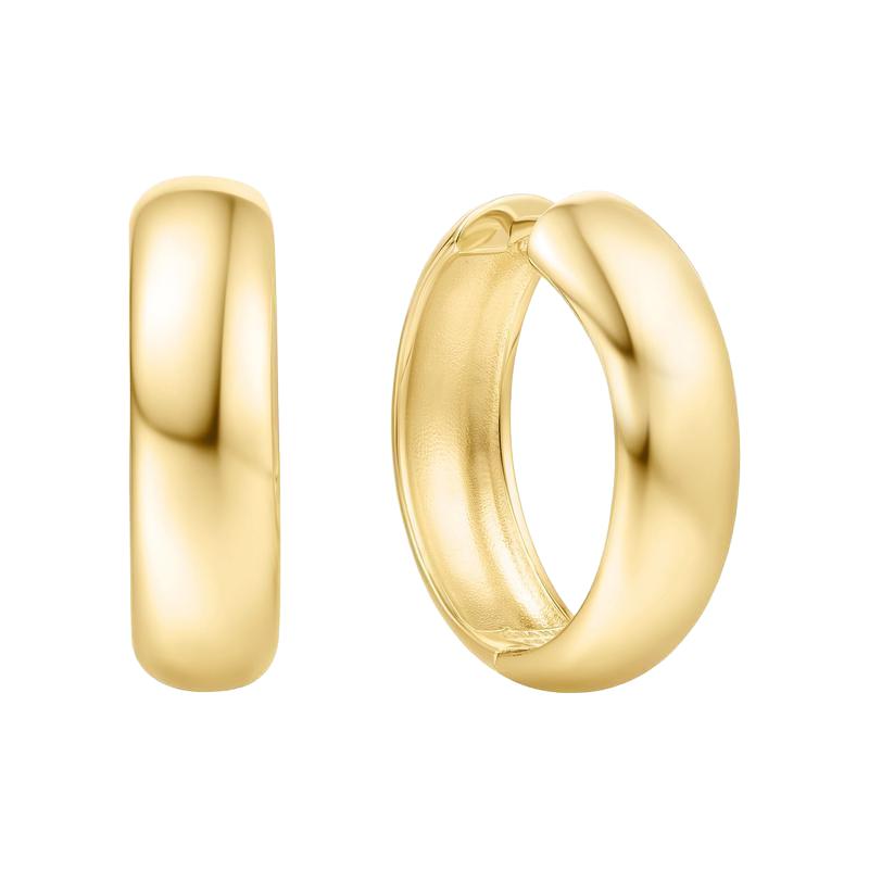 Ania Haie Gold Chubby Large Huggie Hoop Earrings