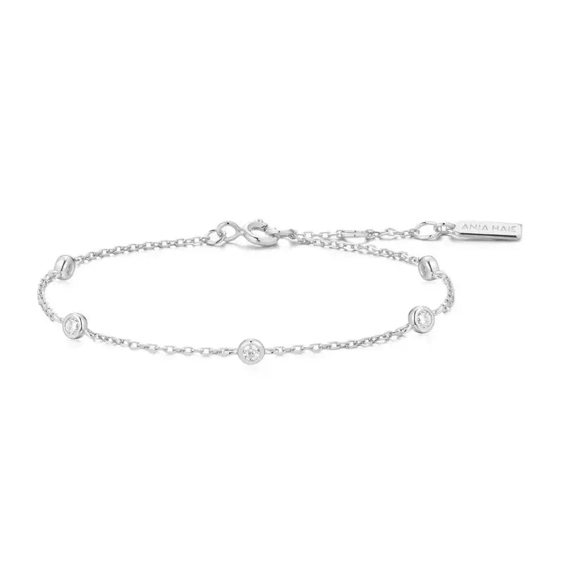 Ania Haie Gold Classic Bezel-Set Station Bracelet