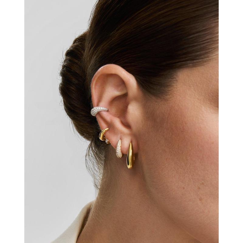 Ania Haie Gold Classic Dome Hoop Earrings