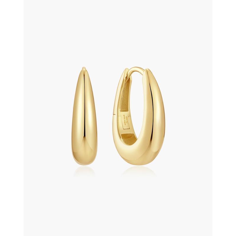 Ania Haie Gold Classic Dome Hoop Earrings