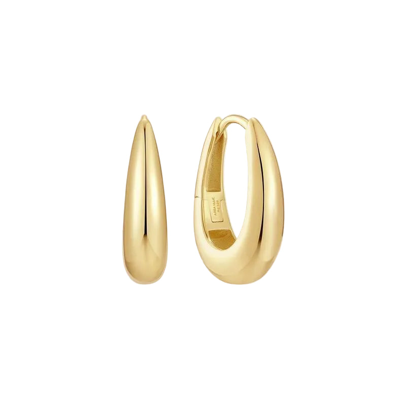 Ania Haie Gold Classic Dome Hoop Earrings