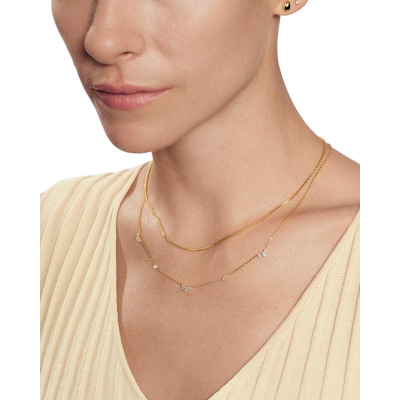 Ania Haie Gold Cluster & Single Station Necklace