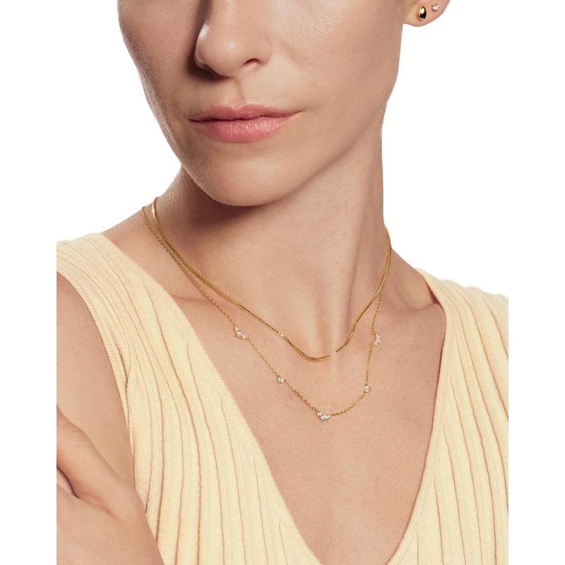 Ania Haie Gold Cluster & Single Station Necklace