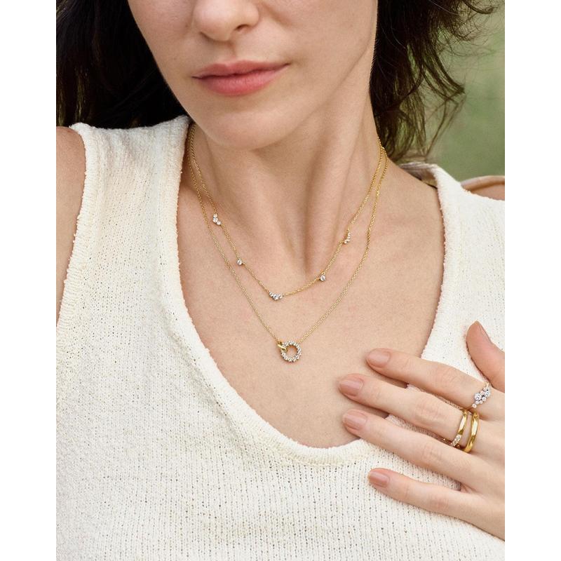 Ania Haie Gold Cluster & Single Station Necklace