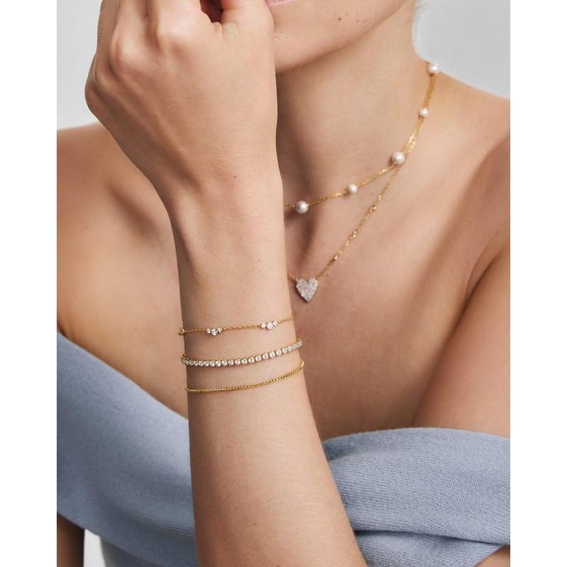 Ania Haie Gold Cluster Station Bracelet