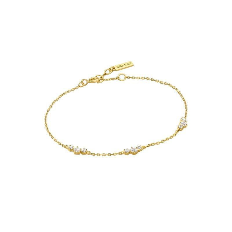 Ania Haie Gold Cluster Station Bracelet