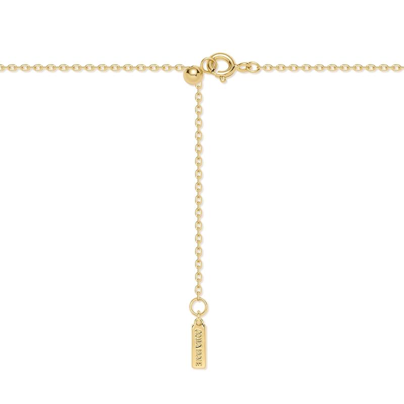 Ania Haie Gold Diamond-Cut Sunny Disc Necklace