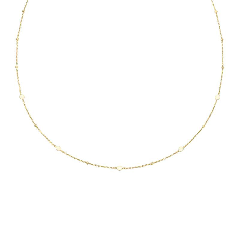 Ania Haie Gold Disc Station Necklace