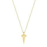 Ania Haie Gold Geometric Point Pendant Necklace
