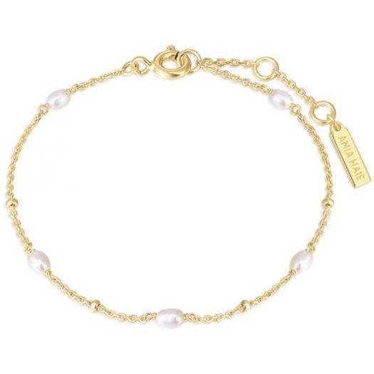Ania Haie Gold Glow Pearl Bead Bracelet
