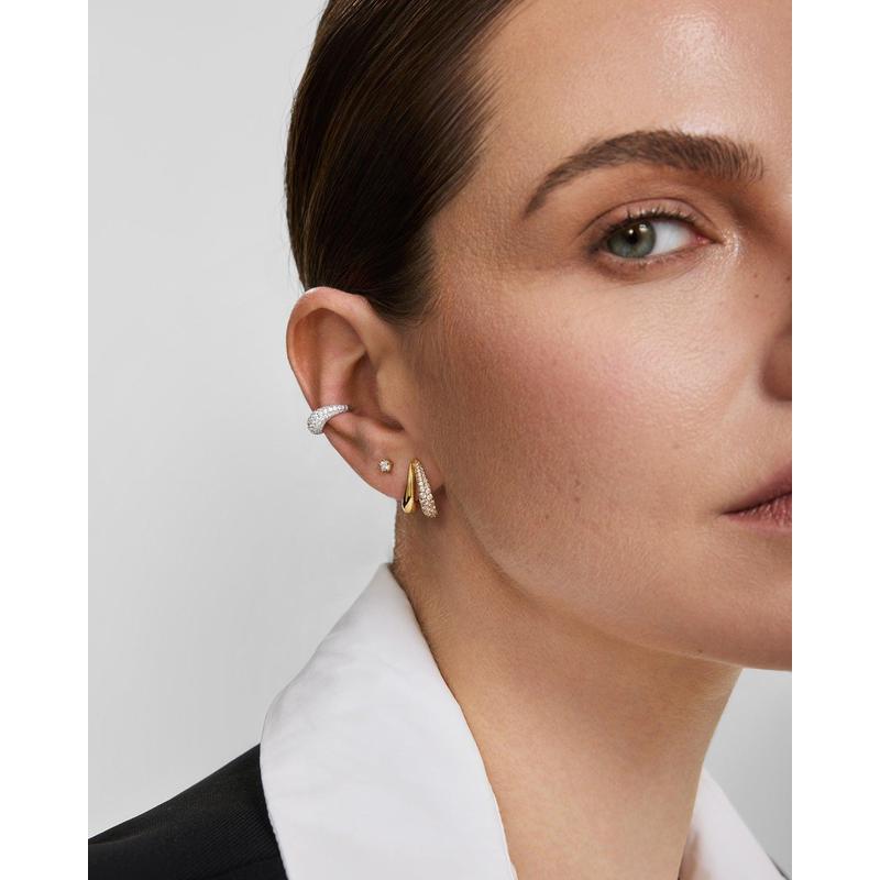 Ania Haie Gold Mini Five-Prong Sparkle Stud Earrings