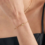 Ania Haie Gold Orb Link Chunky Chain Bracelet