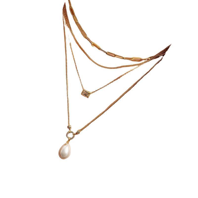 Ania Haie Gold Paper Clip Chain Necklace