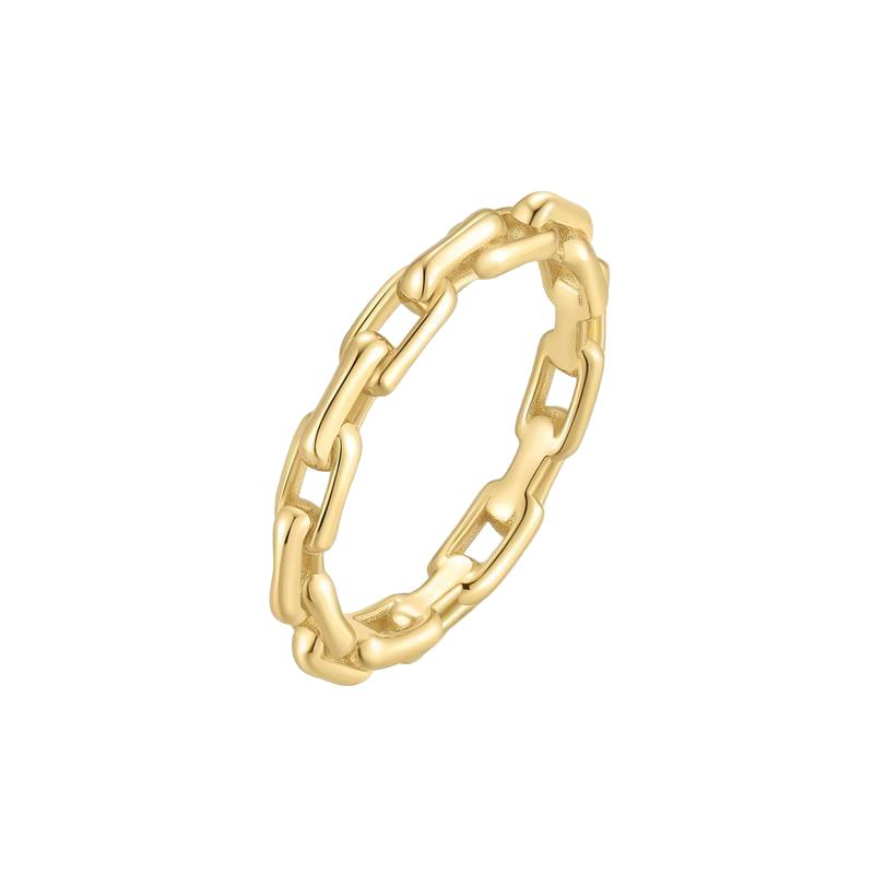 Ania Haie Gold Paper Clip Link Ring