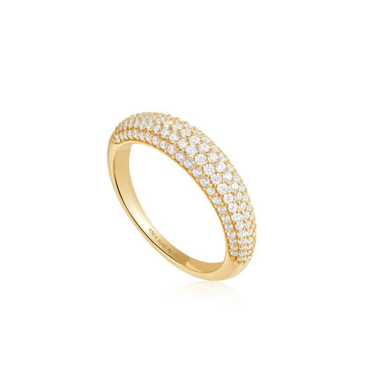 Ania Haie Gold Pave Dome Ring