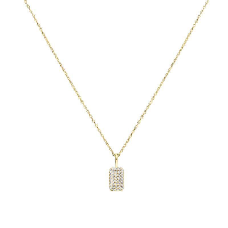 Ania Haie Gold PavƩ Pendant Necklace