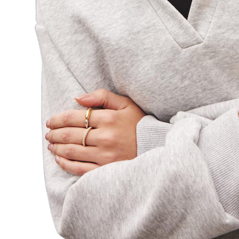Ania Haie Gold-Plated 925 Sterling Silver Pearl Beaded Ring