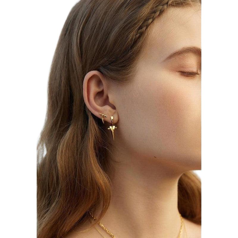 Ania Haie Gold Point Stud Earrings