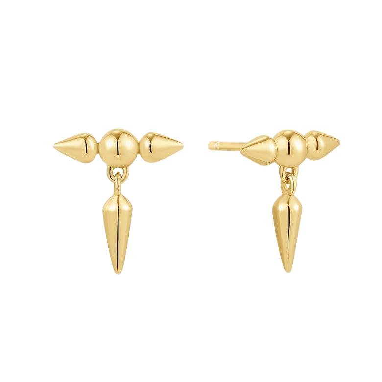 Ania Haie Gold Point Stud Earrings