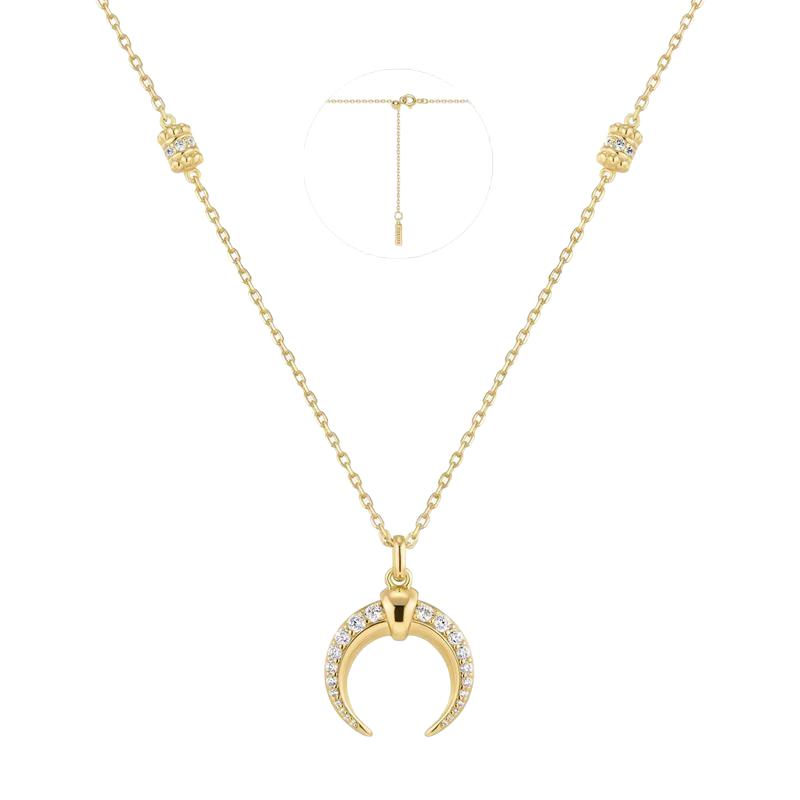 Ania Haie Gold Reversible Horn Necklace